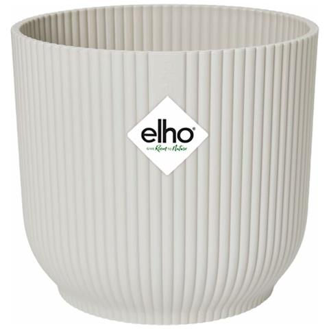 Vaso Bianco Ø 35 Cm Plastica Rotondo Moderno - Foto 3
