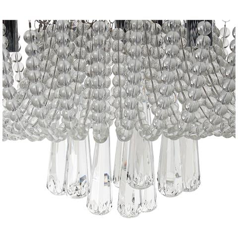 Lampadario Dornas Cristallo Argento - Foto 2