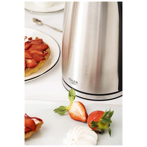 AD 1340 bollitore elettrico 1,7 L 2200 W Nero, Argento - Foto 11