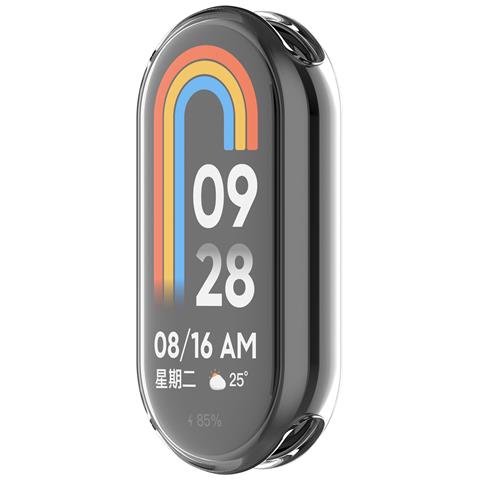 Custodia Protettiva In Tpu Per Xiaomi Mi Band 9/9 Nfc Transparent - Foto 2