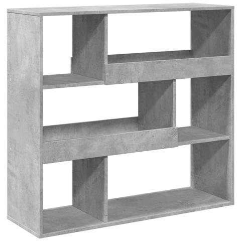 Libreria Grigio Cemento 100x33x94,5 Cm In Truciolato - Foto 2