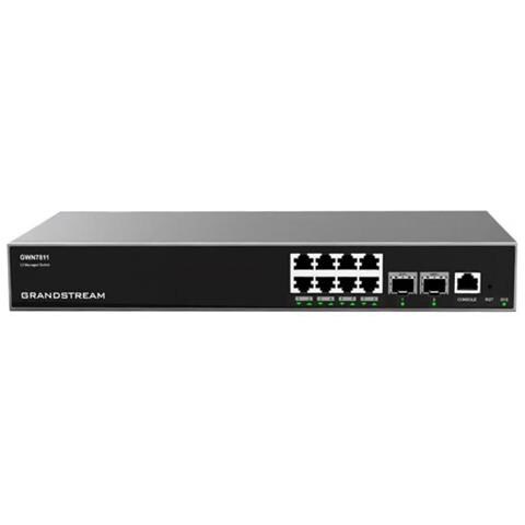 Networks Gwn7811 Switch Di Rete Gestito L3 Gigabit Ethernet (10/100/1000) Grigio - Foto 1