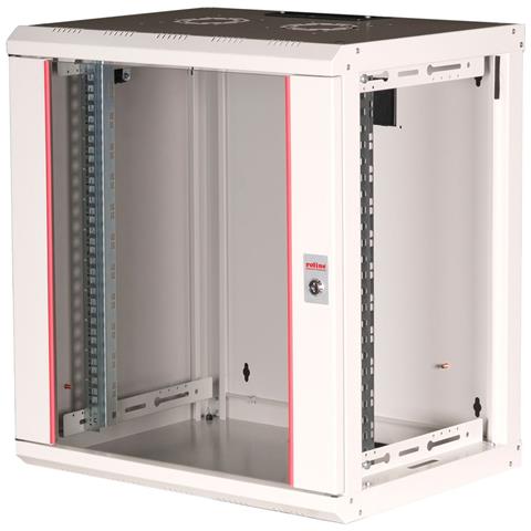 ROLINE 26.21.0004, Da parete, 12U, Lucchetti, Griglie, 22,5 kg, Grigio - Foto 7