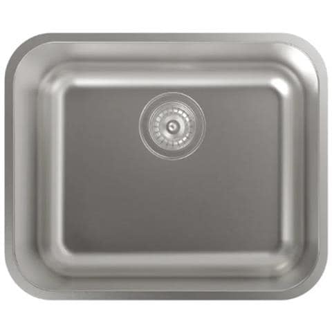 Lavello Soprapiano CB 50-40 Rettangolare 1 Vasca Acciaio Inossidabile - Foto 1