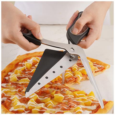 Forbici Per Pizza In Acciaio Inox Con Spatola - Foto 5