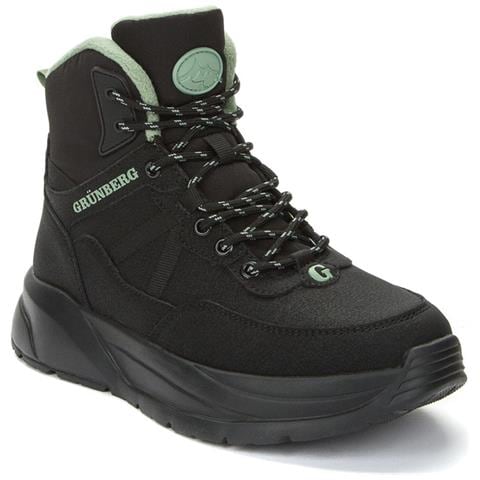 Black Casual Closed Warm Boots Stivaletti Pelle Scamosciata /nabuk Scarpe Donna Nero Eu 36, 138575/19-01 - Foto 1