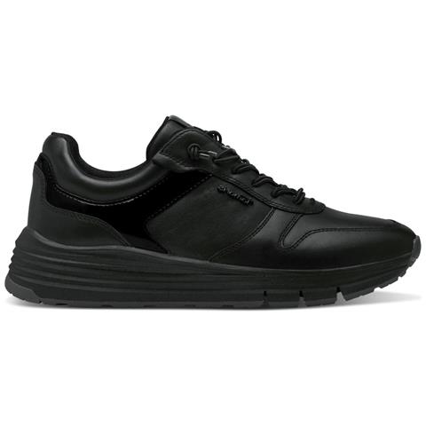 Black Casual Closed Sport Shoe Sneakers Pelle Scarpe Donna Nero Eu 37, 1-23730-41 007 - Foto 2