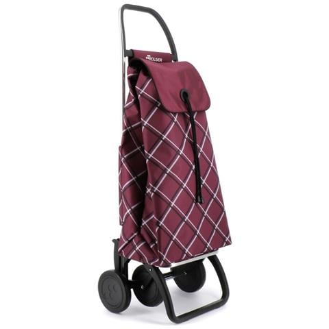 Carrello Della Spesa A 4 Ruote, 43l, Bordeaux - Imx398 Burdeos - Foto 2