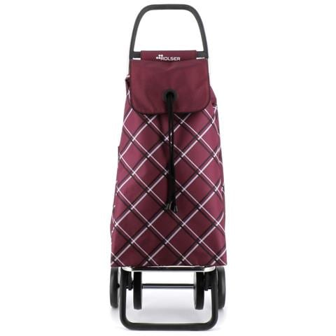 Carrello Della Spesa A 4 Ruote, 43l, Bordeaux - Imx398 Burdeos - Foto 6