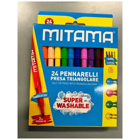 Mitama - 24 Pennarelli Presa Triangolare - Foto 2