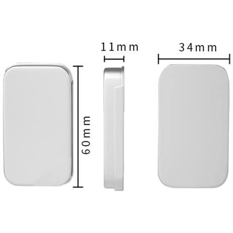 Set Di 10 Scatole Di Latta Rosa Sakura Con Coperchi Scorrevoli Silver - Foto 2