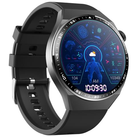 Smartwatch Con Ecg, Analisi Della Composizione Corporea, Analisi Della Composizione Del Sangue (acido Urico, Lipidi Nel Sangue) Black Silicone Strap - Foto 8