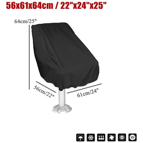 Coprisedile Per Yacht - Tessuto Oxford Impermeabile Black - Foto 2