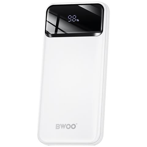Batteria Esterna 10000mah 22.5w Usb-c + 2 Usb Display Led, Bianco - Foto 2