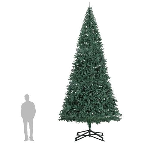 Albero di Natale Artificiale con Base Verde 500 cm PVC - Foto 2