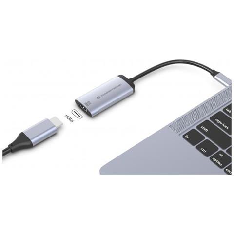ABBY23G Adattatore Grafico USB 7680 x 4320 Pixel Argento - Foto 2