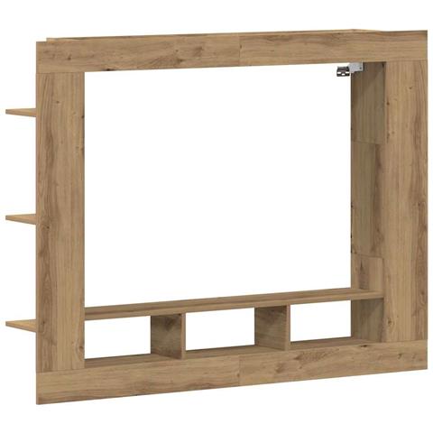 Mobile TV Wall-Mounted in Rovere Artigianale 152x22x113 cm - Foto 1