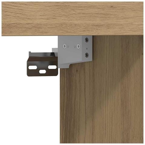 Mobile TV Wall-Mounted in Rovere Artigianale 152x22x113 cm - Foto 9