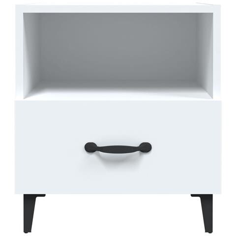 Lusso Casadino -  Comodino Bianco In Legno Multistrato - Foto 2