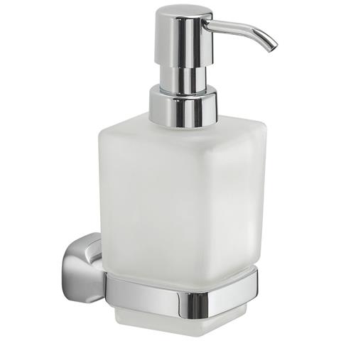 Dosasapone Con Erogatore In Plastica Da Muro In Acciaio Inox E Cromall St80 Gedy Serie Stelvio Cromato - Foto 1