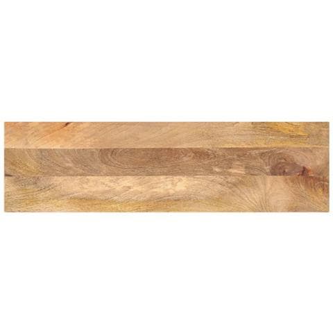 Piano per Tavolo 100x30x3,8cm Rettangolare Legno Massello Mango - Foto 1