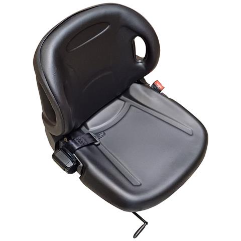 Sedile In Ecopelle Nero Per Carrelli Elevatori - Foto 2