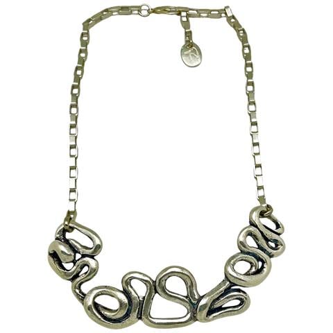 Collana Entangle In Oro Con Catena Placcata - Foto 2