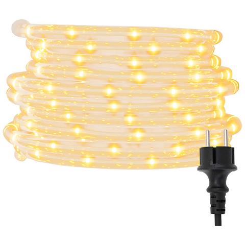 Luce a corda con 2400 LED Bianco caldo 100 m PVC - Foto 1