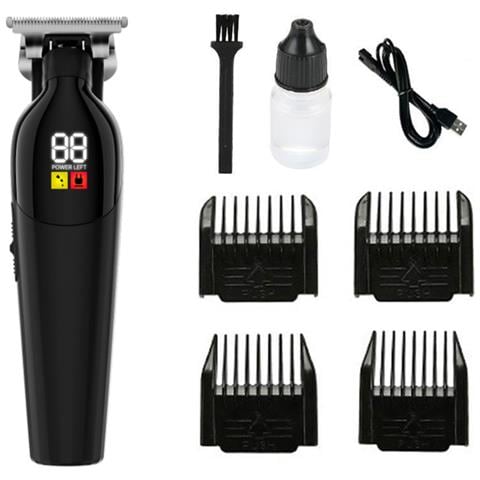 Tagliacapelli Smart: Regolabarba Cordless, Ricaricabile Usb Con Velocità Regolabile E Lame Lavabili - Foto 1