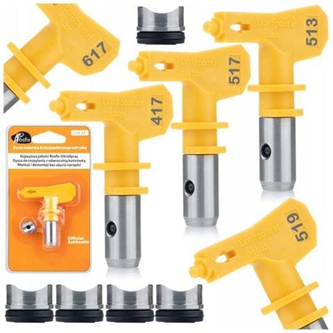 Set Di Ugelli Di Spruzzatura Ultra Spray Modelli 513, 517, 519, 417, 617 - Alta Qualità E Precisione | Compatibile Con Graco, Titan, Wagner - Foto 1