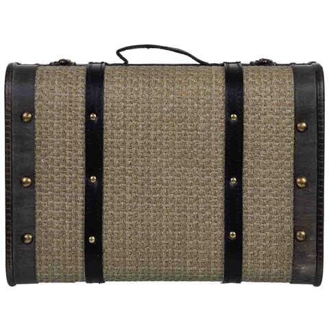 Valigia In Legno Marrone 43x30x17h Cm - Foto 2