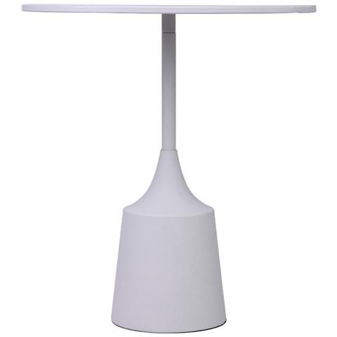 Tavolino In Metallo Bianco 40x40x44h Cm - Foto 2