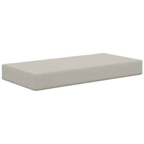 Cuscino da Sedia Esterno Grigio 80 x 40 x 8 cm 100% Poliestere - Foto 1