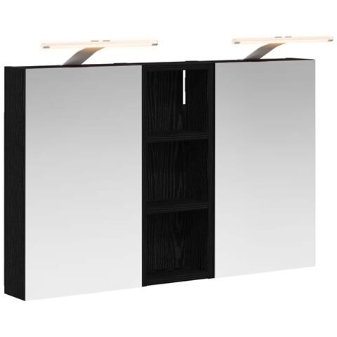 Set di Armadi da Bagno con lo scaffale 3 pcs 80 x 10,5 x 50 cm - Foto 1