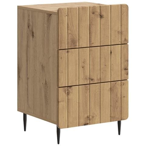 Armadio da Notte con cassetto Rovere Artigianale 43x 41 x 68 cm - Foto 1