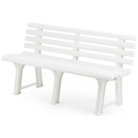 Panchina in Polipropilene Bianco - Modello Orchidea - Foto 2