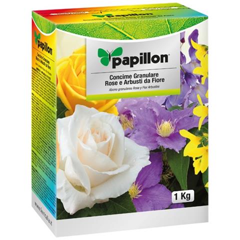CONCIME GRANULARE per ROSE E ARBUSTI Piante DA FIORE 1 Kg PAPILLON - Foto 4