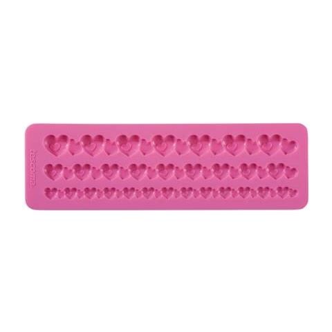 Stampo in silicone x pasta di zucchero bordure c / cuori delicia deco - Foto 1