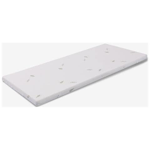 Topper 120x190 Memory Foam per materasso - alto 5 cm, sfoderabile, tessuto AloeVera | Correttore H5 - Foto 1