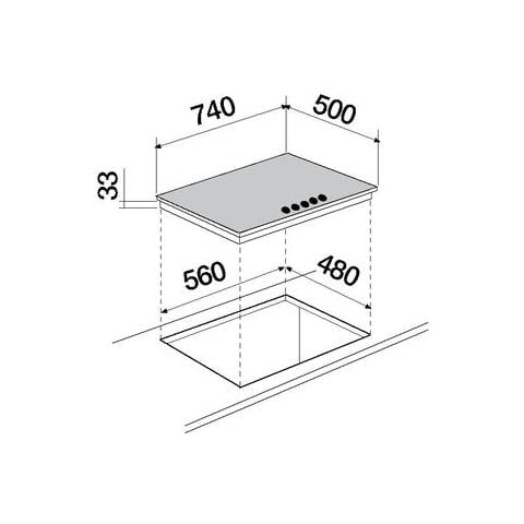 Piano Cottura STS855IX a Gas 5 Fuochi Gas Colore Acciaio Inox - Foto 3