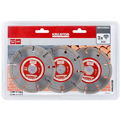 3 X Mole Diamantate Per Concreto, Piastrella & Stein Ø 115 Mm Krt080100 - Foto 1