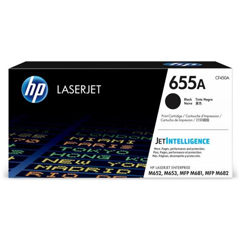 CF450A 655A Toner Originale Nero per LaserJet MFP M682z Capacità 12500 Pagine - Foto 2