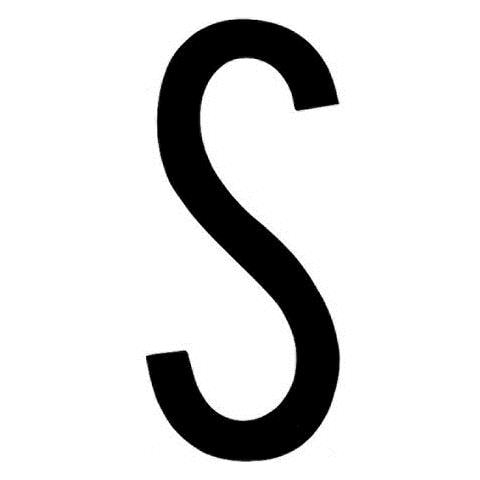 Letterasades. T-6 8x3,5 Cm Nera - Foto 1