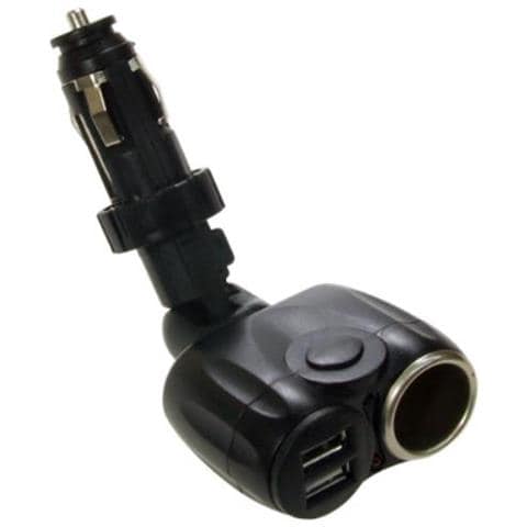 Adattatore Alimentatore 2 Usb Per Auto 12v / 24v Presa Accendisigari - Foto 1