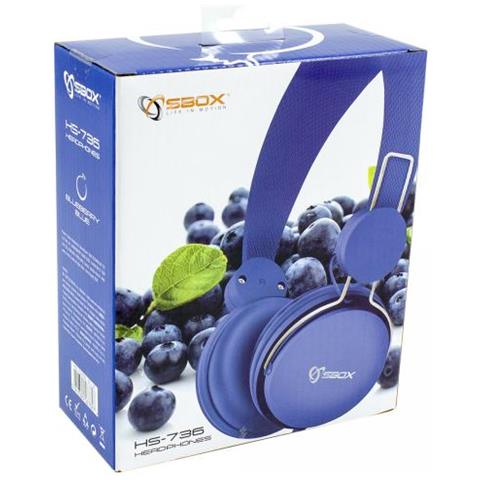 vers Cuffia Multimediale Hs-736 Blu Blu - Foto 3