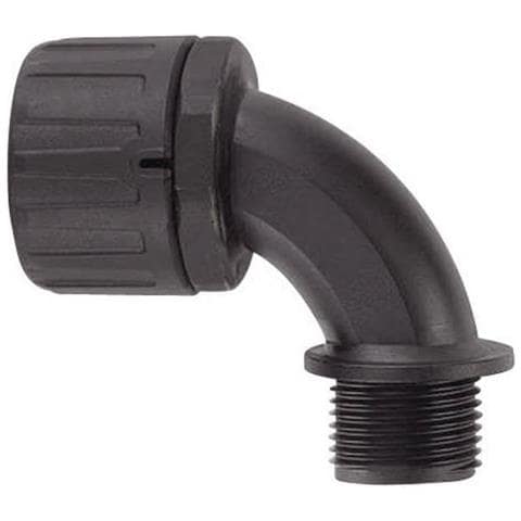 Raccordo A Vite Del Tubo Flessibile Nero M20 9.80 Mm Hg21-90-m20 1 Pz. - Foto 1