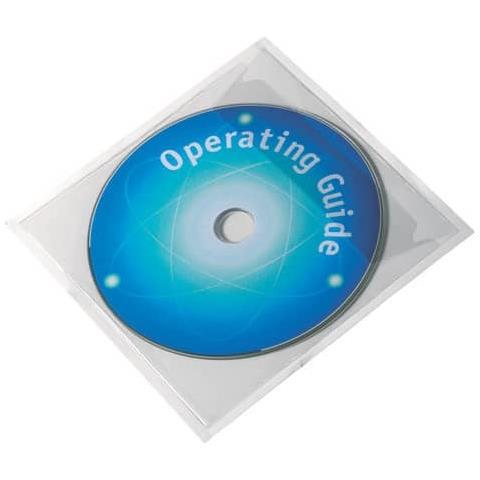 Buste Adesive Pocketfix® Cd / dvd Trasparente 127x127mm Conf. 100 - 828019 - Foto 1