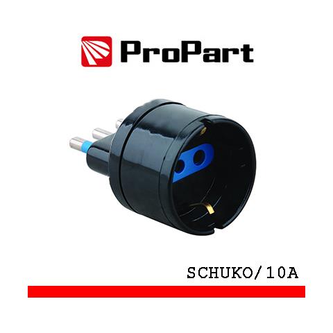 Adattatore Schuko Spina10a Polybag - Foto 1