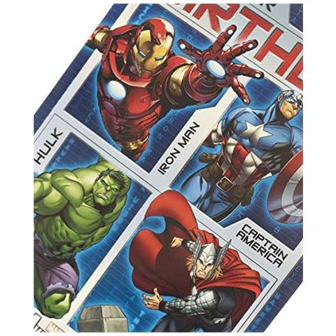 Bambini Birthday Card - Avengers Birthday Card Carta Regalo Ideale Per I Bambini Di Compleanno - Caratterizzato Da Iron Man Hulk Capitan America E Thor - Marvel - Foto 4