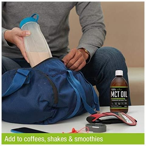 Nature Aid 100 Per Cento Mct Oil Premium Olio Di Cocco Da Fonti Sostenibili Aggiungi Al Caff O Frullati Vegan 500 Ml - Foto 4